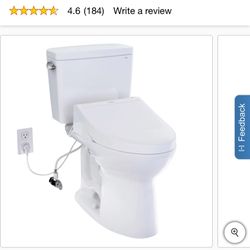 TOTO Drake Elongated Toilet + C5 Washlet Bidet Seat | NEW | Costco $799