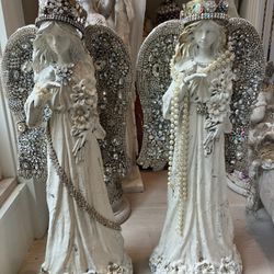 Standing Embellished Angels
