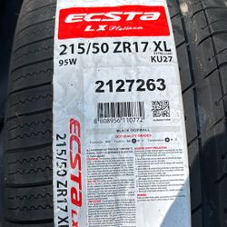 215/50/17 Kumho tires platinum 4 Tires Whole Set Brand New