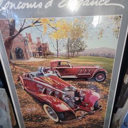 nice classic car poster
