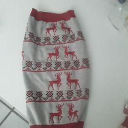 Two Christmas Pet Sweaters