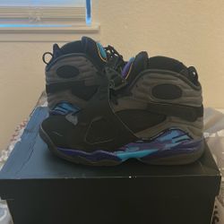 Jordan Aqua 8s 2015 Size 8