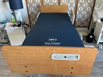 High and electric hospital bed