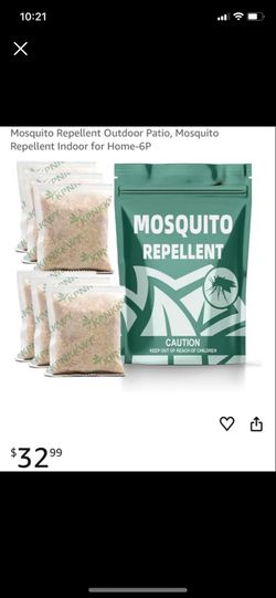 Mosquito Repellent Outdoor Patio & Indoor - 6 Pack
