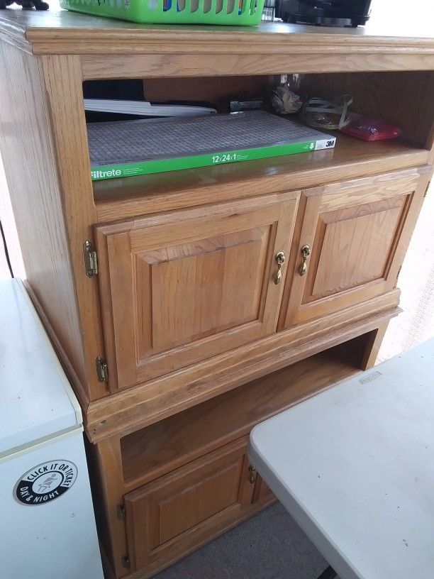 Oak Wood Cabinet