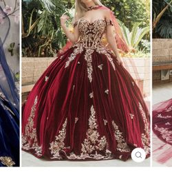 Red Quinceañera Dress