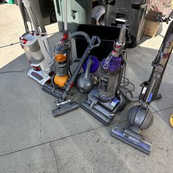 Vacuum Cleaner Lot For Parts / Has Issues 5 Vacuums Dyson Animal Shark 