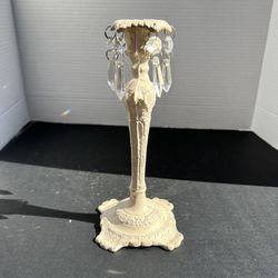 Candle Holder-  11”x 4” Cottage/shabby Chic