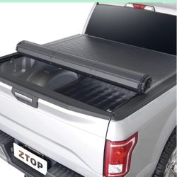 ZTOP Hard Rolling Tonneau Cover, Compatible With 2024 2025 2026 Tacoma 5' Bed (60"), Full Bed Access Low Profile Hard Roll Up Bed Cover