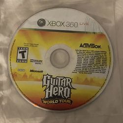 Xbox 360 Guitar Hero World Tour