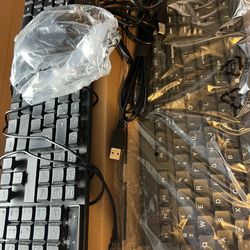 TWO NEW Computer Keyboards + 1 Mouse