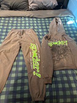 SP5DER (Spider) Sweatsuit Hoodie And Sweatpants