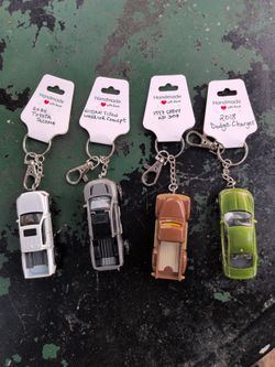 Diecast keychains