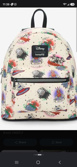 Loungefly Disney Hocus Pocus Tattoo Icons Mini Backpack