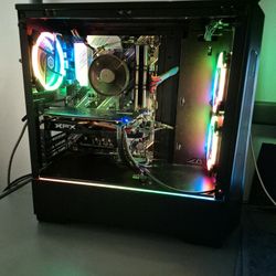 Gaming PC Setup RGB Ryzen 16GB RAM + PS2/PS4 Games Bundle
