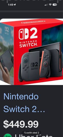 Nintendo switch oled 2 new sealed