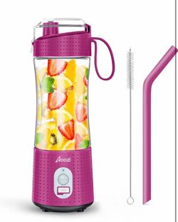 Portable Blenders, Personal Size Blender Smoothies and Shakes, Mini Blender USB Rechargeable with Eight Blades, Handheld Blender Sports,Travel (SHN-PB