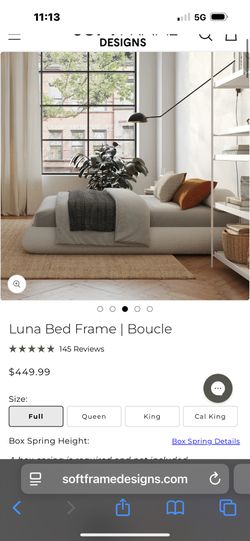Soft Frame Designs Bed Frame, Mattress, And Box Spring