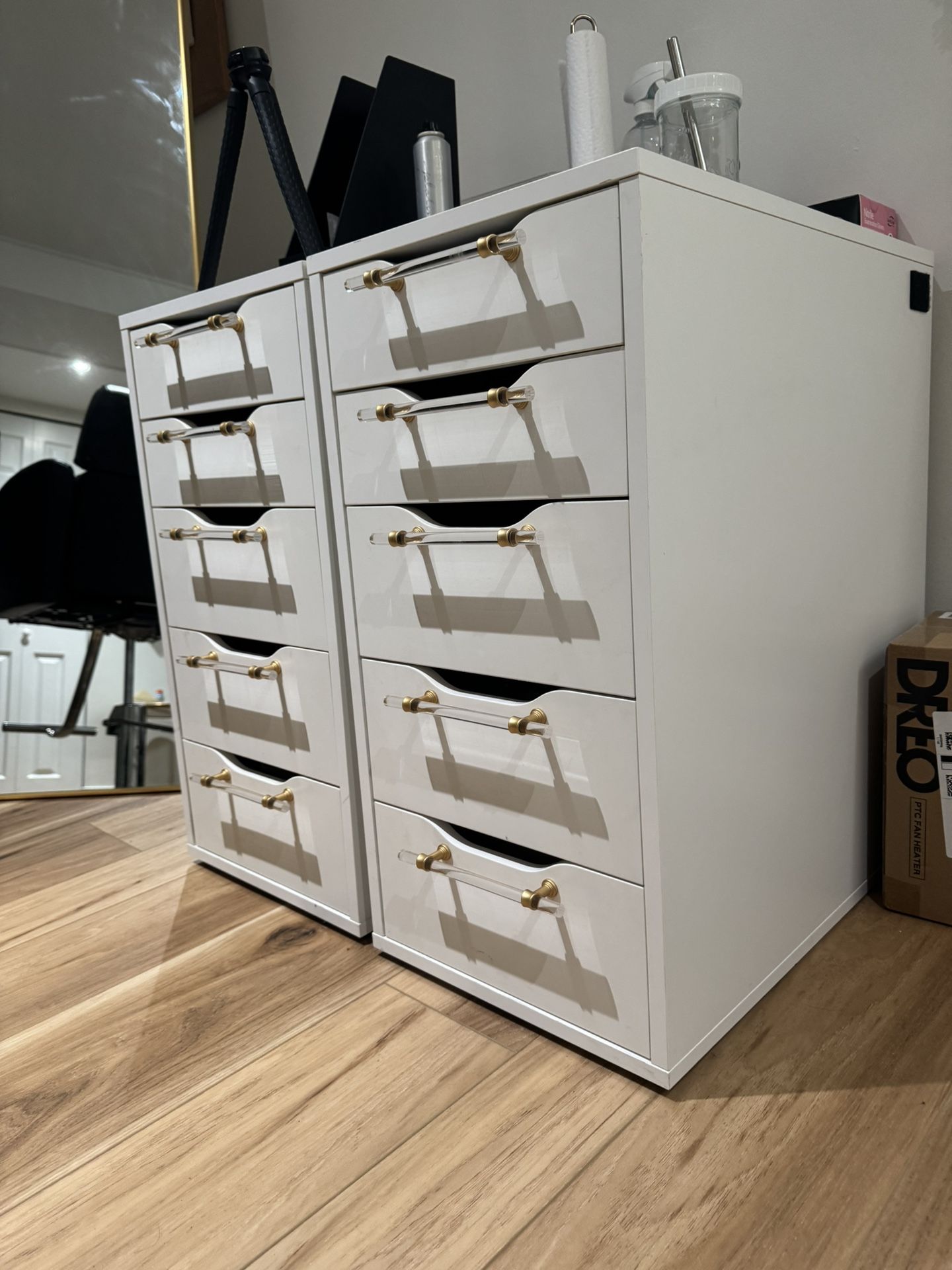 Alex Drawers With Handles - Set Of 2 