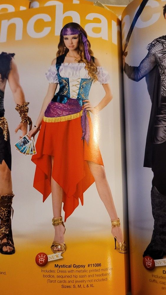 Woman's mystical gypsy Halloween costume