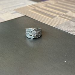 White gold Engagement Ring/Wedding Band