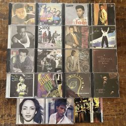 90’s 80’s R&B CD Music Album LOT Bobby Brown Bell Biv Devoe Color Me Badd Sade New Edition Babyface