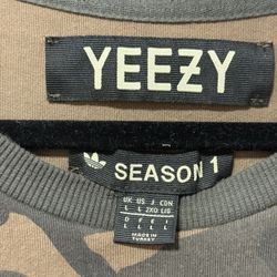 Yeezy Season 1 Camo Short Sleeve Shirt Size L
