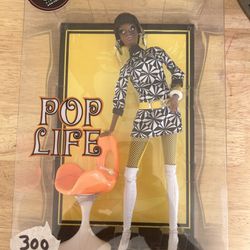 Pop Life Barbie Doll African American Gold Label Limited Edition... 