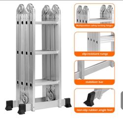 Two ladders $75 FIRM