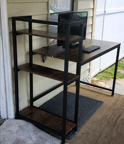 Computer Desk With Shelfs $45