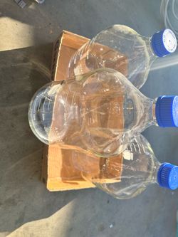3 1 Gallon Pyrex Jugs