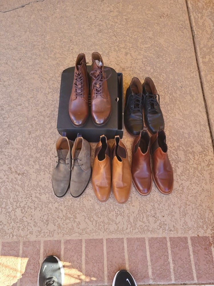 Men's Leather Boots Lot $200