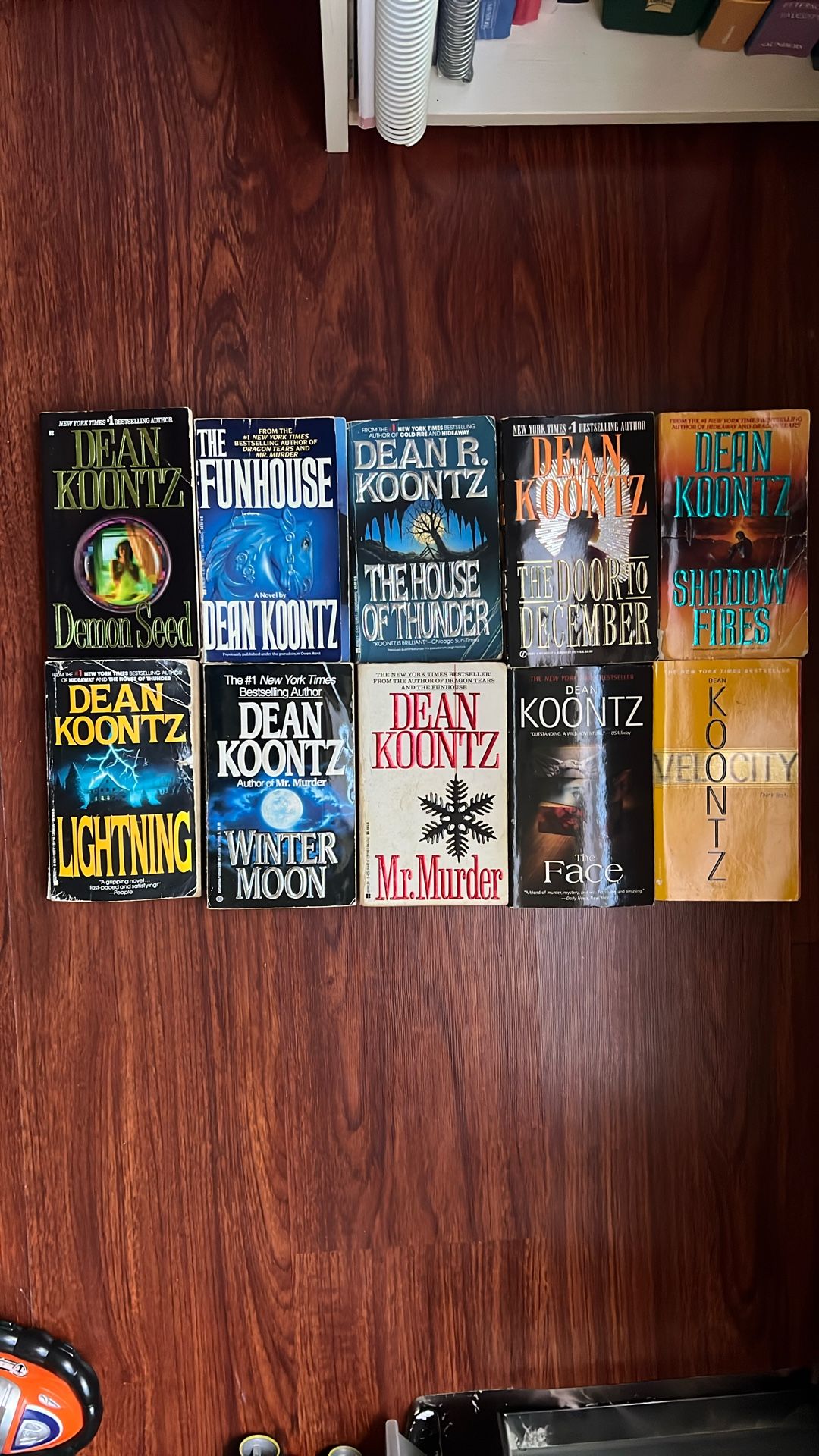 Dean Koontz Paperback Novel Collection