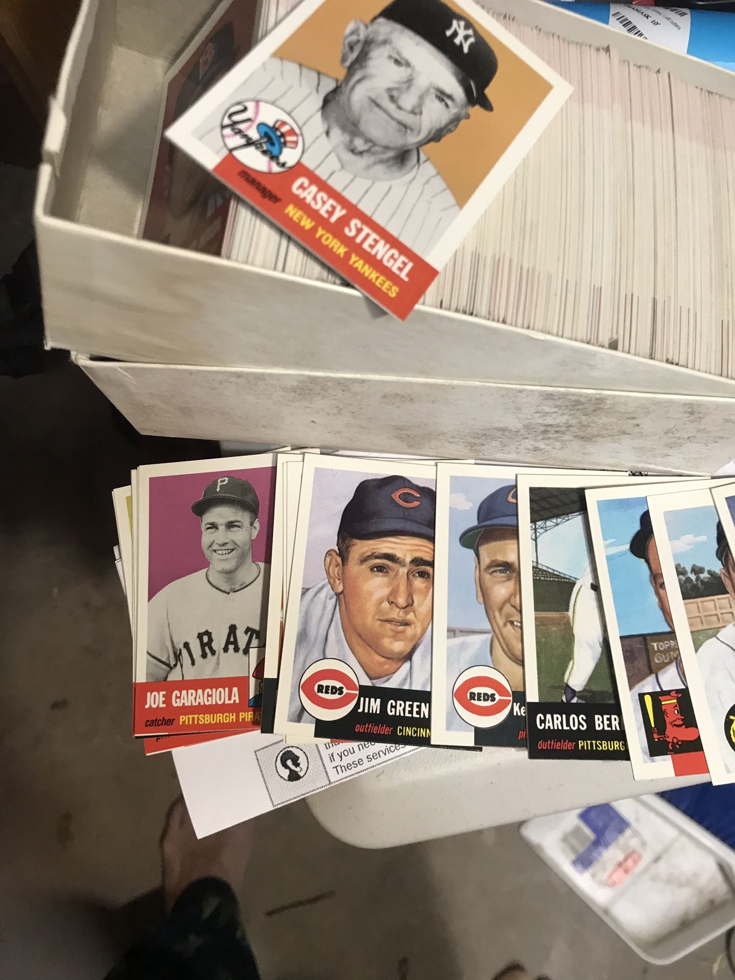 Baseball cards