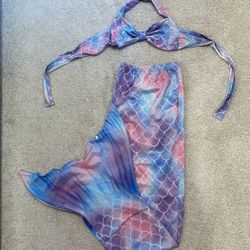 Mermaid Outfit for Girls (sz 140)
