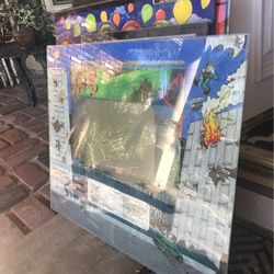 Rampage Arcade Monitor Glass Bezel 