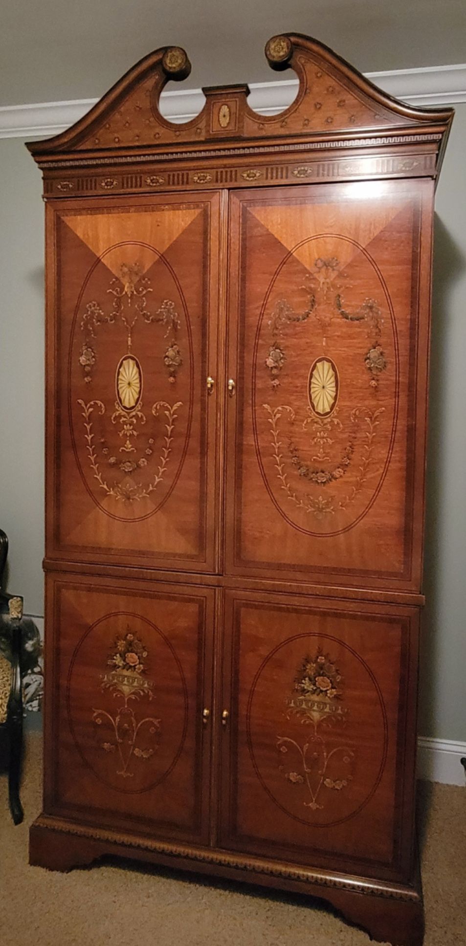 This is a vintage Drexel Heritage armoire