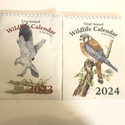 UNOPENED Jim Wilson 51st & 52nd Wildlife Calendars