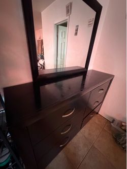 Black dresser