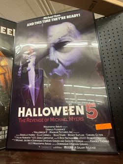 Michael Myers Halloween horror movie poster