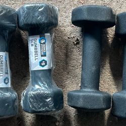 3lb Workout Dumbbells New $4 Each Set