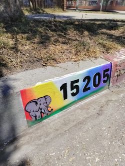 Curb art