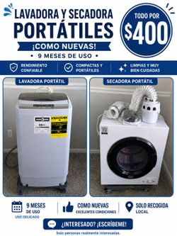 Portable washer and dryer