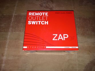 New Etekcity Remote Outlet Switch Zap 3F