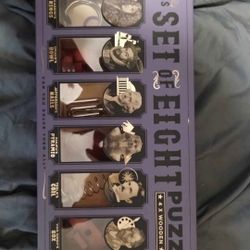 Professor Puzzle's Great Minds Set Of Eight Puzzles 4 Wooden 4 Metal