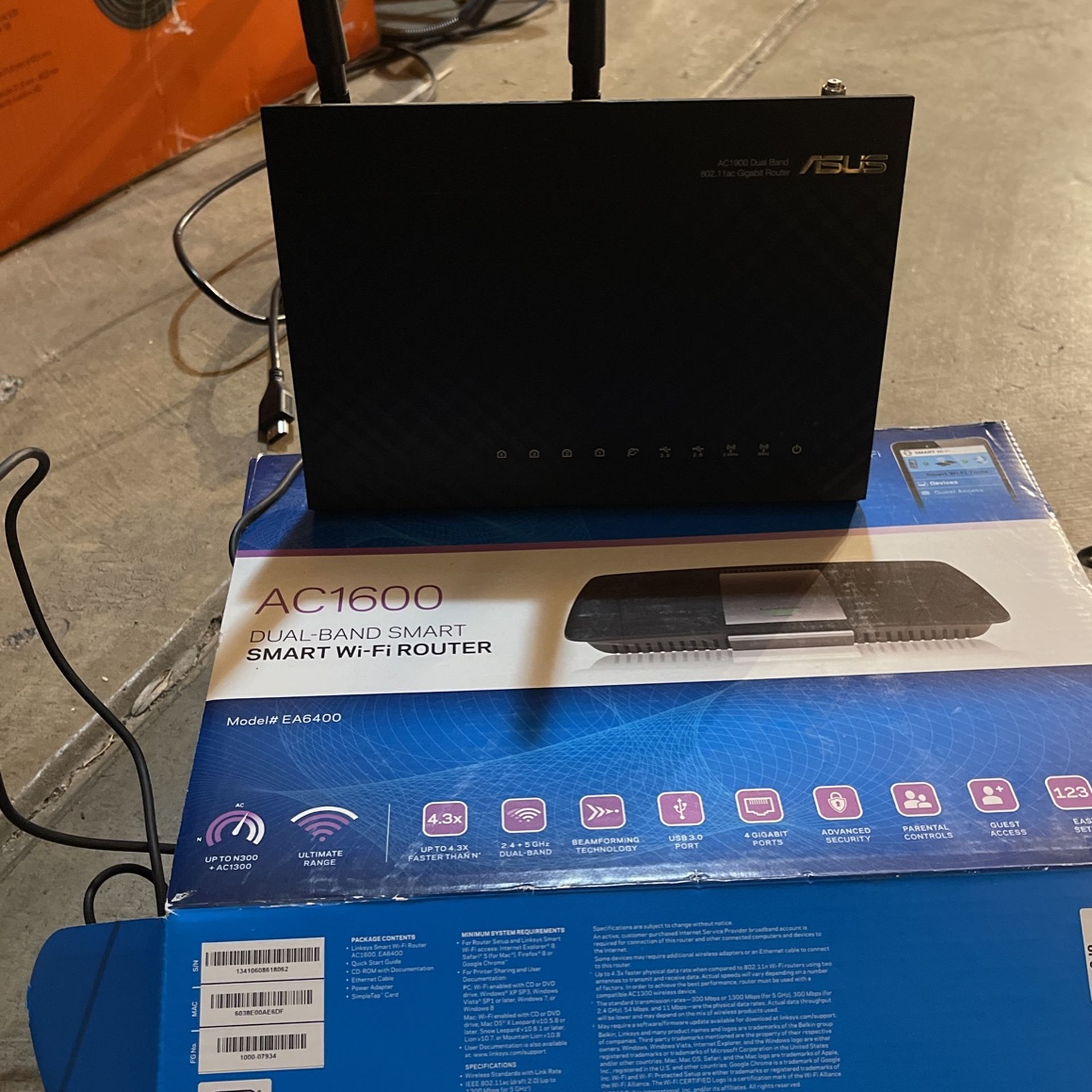 Linksys AC1600 Router