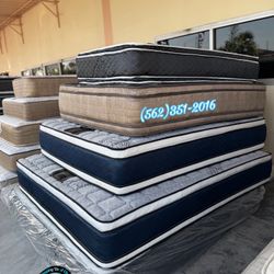 Cal King Mattress And Boxspring Bed Bundle New 