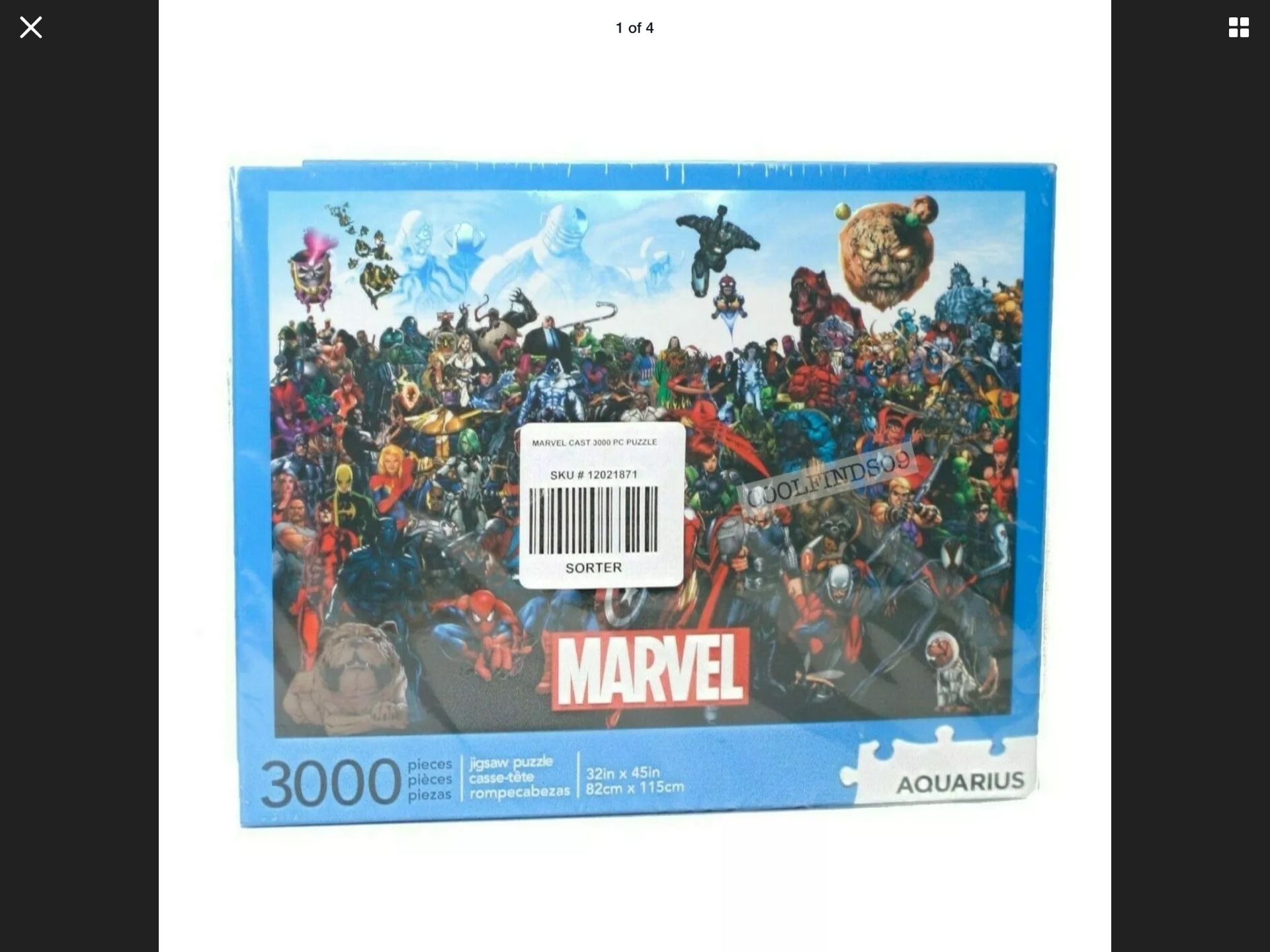 Marvel Cast Puzzle 3000 Pieces Spider-Man Deadpool Thor Thanos Captain America