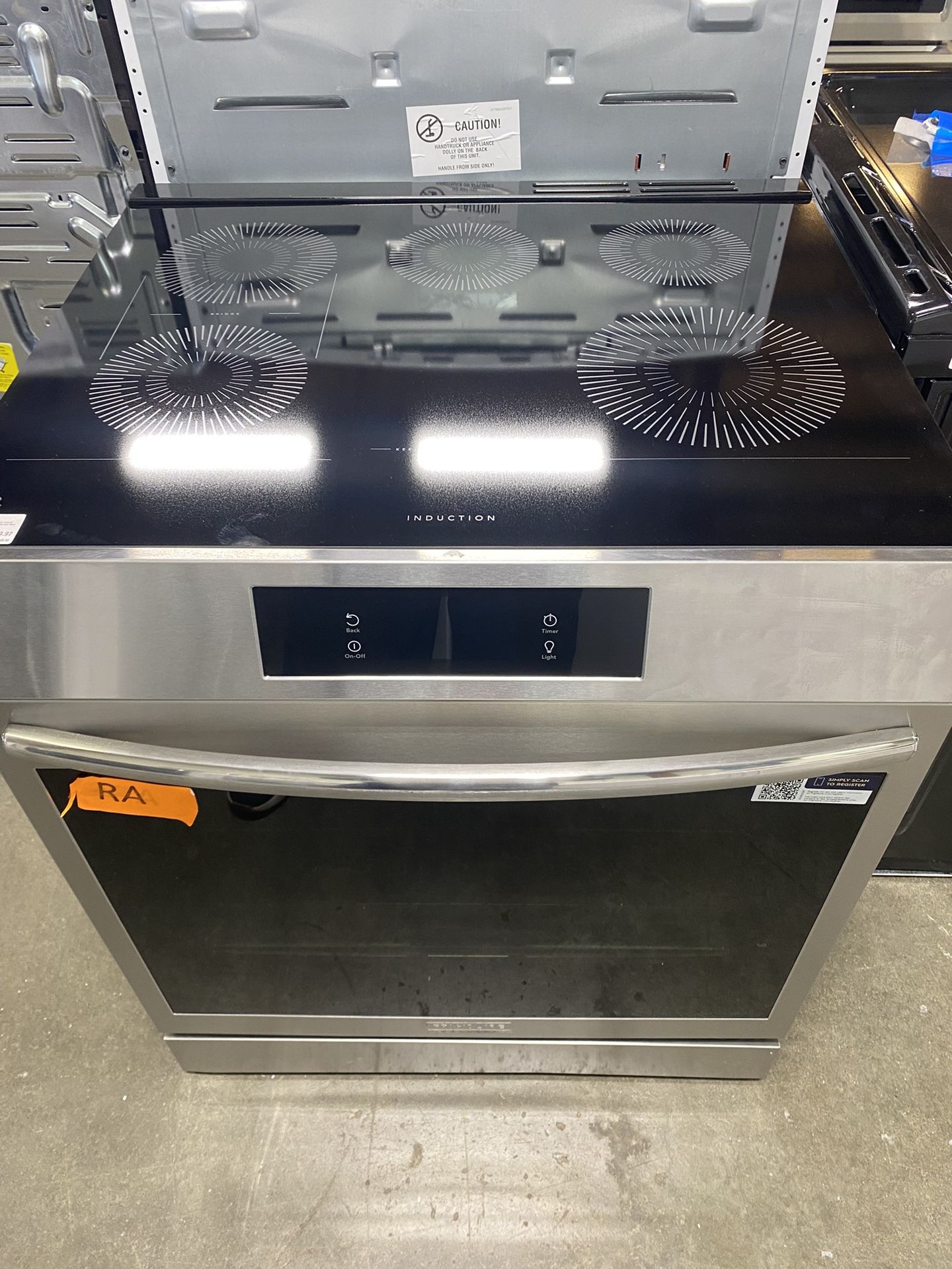 Frigidaire Gallery Series  GCFI3060BF 30 Inch Slide-In Induction Range with 5 Elements, 6.2 cu. ft. Convection Oven