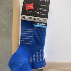 Hanes Performance Fit 3 Pack No Show Socks For Men